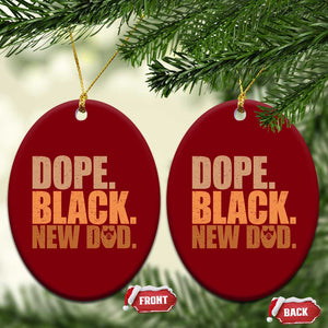 Proud Black New Dad Ceramic Ornament African American Fathers Day Gift TS12 Print Your Wear