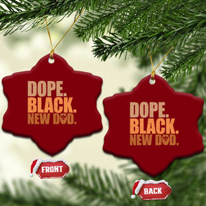 Proud Black New Dad Ceramic Ornament African American Fathers Day Gift TS12 Print Your Wear