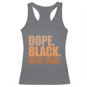Proud Black New Dad Racerback Tank Top African American Fathers Day Gift TS12 Charcoal Print Your Wear