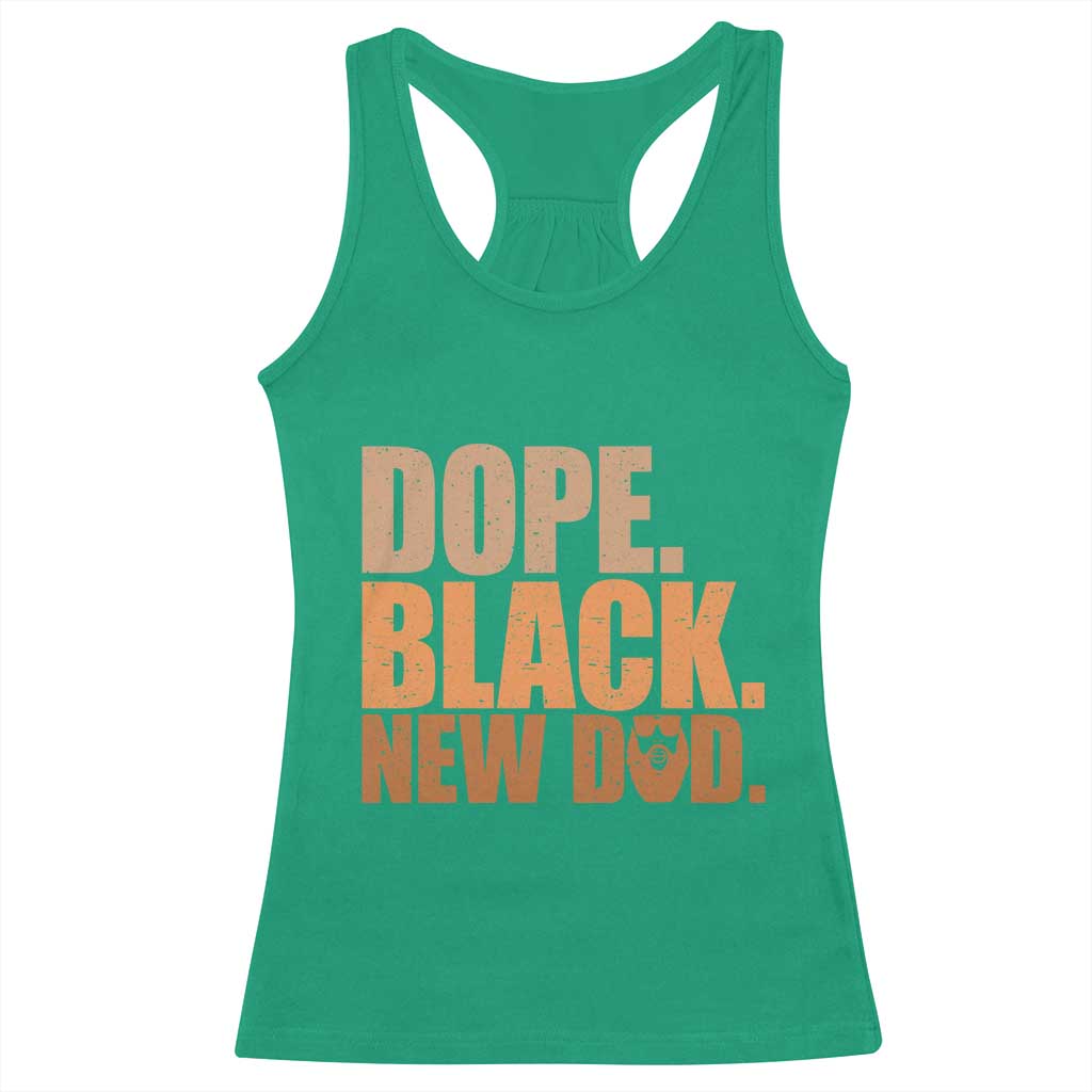 Proud Black New Dad Racerback Tank Top African American Fathers Day Gift TS12 Irish Green Print Your Wear