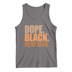 Proud Black New Dad Tank Top African American Fathers Day Gift TS12 Deep Heather Print Your Wear