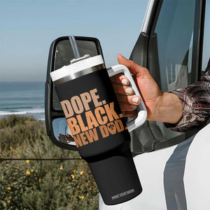 Proud Black New Dad Tumbler With Handle African American Fathers Day Gift TS12 Print Your Wear