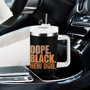 Proud Black New Dad Tumbler With Handle African American Fathers Day Gift TS12 Print Your Wear