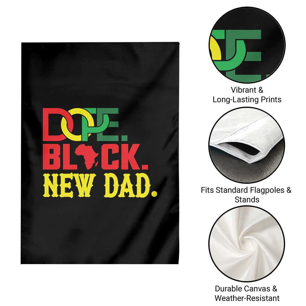 First Father's Day African American Dad Garden Flag New Dad Gift TS12 Print Your Wear