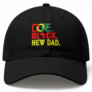 First Father's Day African American Dad Baseball Cap New Dad Gift TS12 Print Your Wear