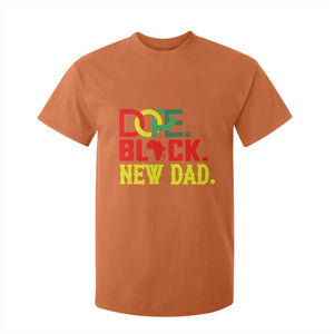 First Father's Day African American Dad T Shirt For Kid New Dad Gift TS12 Orange Print Your Wear