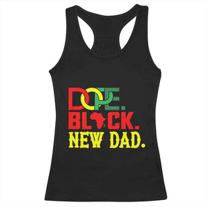 First Father's Day African American Dad Racerback Tank Top New Dad Gift TS12 Black Print Your Wear