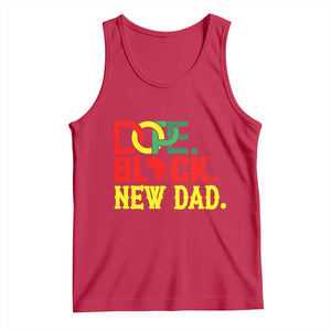 First Father's Day African American Dad Tank Top New Dad Gift TS12 Red Print Your Wear
