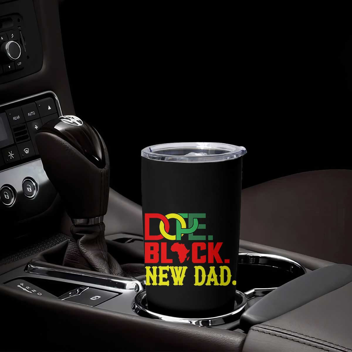 First Father's Day African American Dad Tumbler Cup New Dad Gift TS12 Print Your Wear