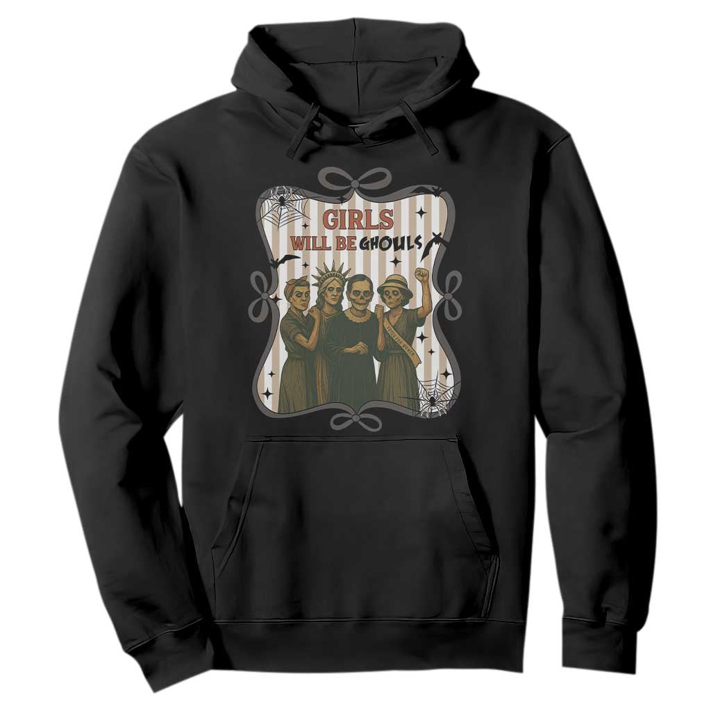Halloween Feminist Hoodie Girls Will Be Ghouls Women Empowerment TS12 Black Print Your Wear