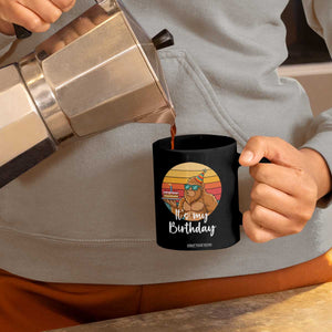 It Is My Birthday Coffee Mug Funny Bigfoot Blowing Candle Birthday Cake TS12 Print Your Wear