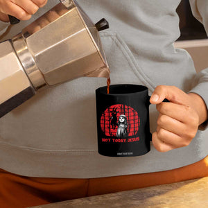 Not Today Jesus Coffee Mug Gothic Dark Art Pastel Goth Creepy Graphic TS12 Print Your Wear