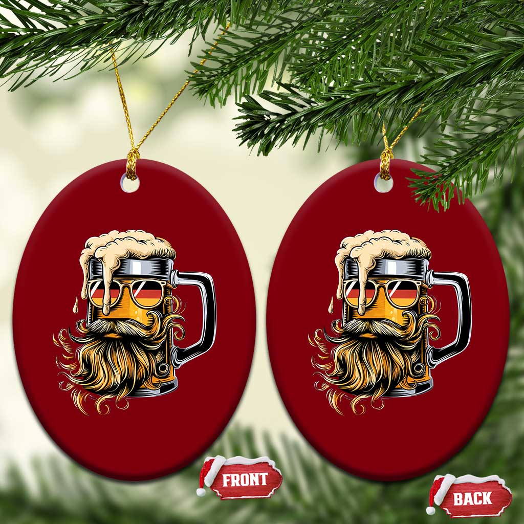 Funny Oktoberfest Beer Lover Gift Ceramic Ornament Cool German Beer Mug TS12 Print Your Wear