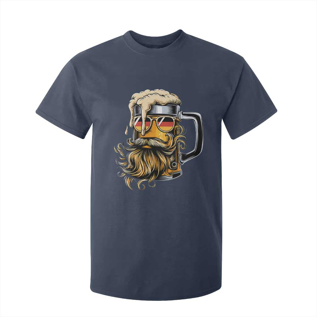 Funny Oktoberfest Beer Lover Gift T Shirt For Kid Cool German Beer Mug TS12 Navy Print Your Wear