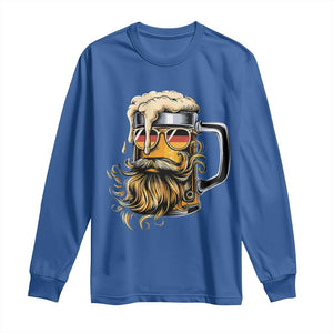 Funny Oktoberfest Beer Lover Gift Long Sleeve Shirt Cool German Beer Mug TS12 Royal Blue Print Your Wear