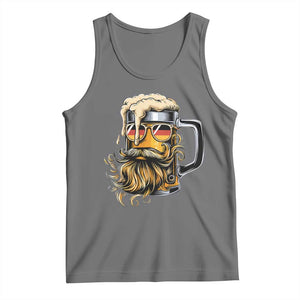 Funny Oktoberfest Beer Lover Gift Tank Top Cool German Beer Mug TS12 Black Heather Print Your Wear