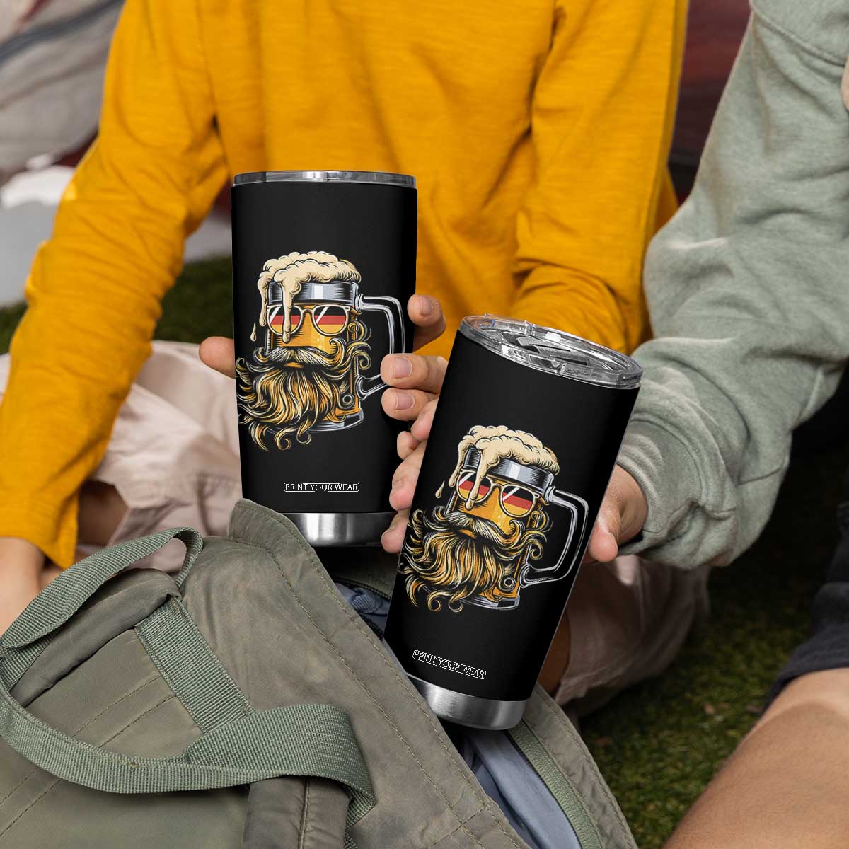 Funny Oktoberfest Beer Lover Gift Tumbler Cup Cool German Beer Mug TS12 Print Your Wear