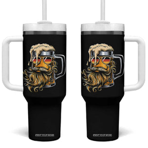Funny Oktoberfest Beer Lover Gift Tumbler With Handle Cool German Beer Mug TS12 One Size: 40 oz Black Print Your Wear