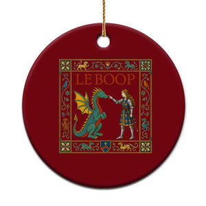 Le Boop Medieval Knight Dragon Ceramic Ornament Renaissance Fantasy Fair Lover Gift TS12 1pc Red Print Your Wear
