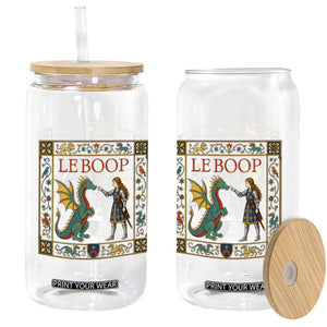 Le Boop Medieval Knight Dragon Glass Can Renaissance Fantasy Fair Lover Gift TS12 Print Your Wear