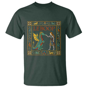 Le Boop Medieval Knight Dragon T Shirt Renaissance Fantasy Fair Lover Gift TS12 Dark Forest Green Print Your Wear