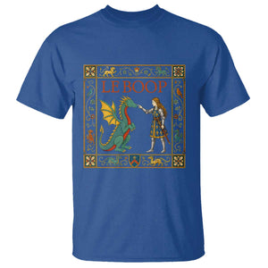 Le Boop Medieval Knight Dragon T Shirt Renaissance Fantasy Fair Lover Gift TS12 Royal Blue Print Your Wear
