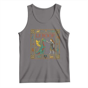 Le Boop Medieval Knight Dragon Tank Top Renaissance Fantasy Fair Lover Gift TS12 Deep Heather Print Your Wear