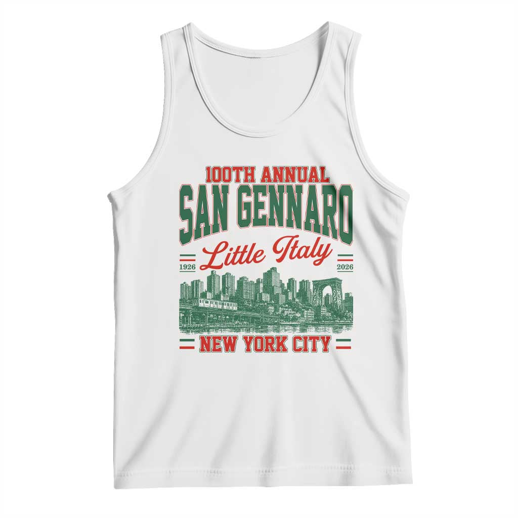 San Gennaro Little Italy NYC Feast Tank Top 100 Years Italian Heritage Celebration Gift