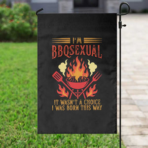 Funny Im BBQsexual It Wasnt A Choice Garden Flag Grill Master Pitmaster Gift