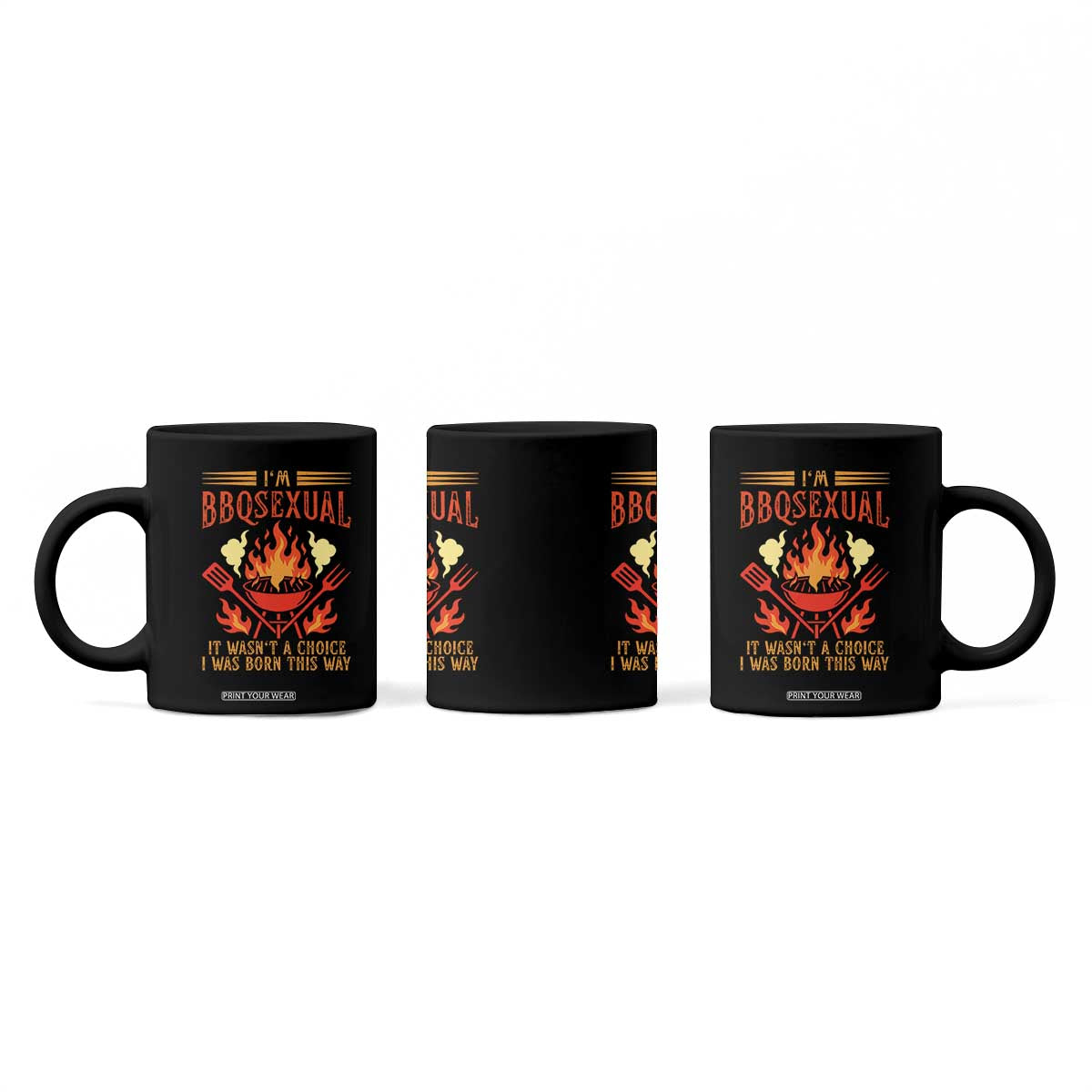 Funny Im BBQsexual It Wasnt A Choice Coffee Mug Grill Master Pitmaster Gift