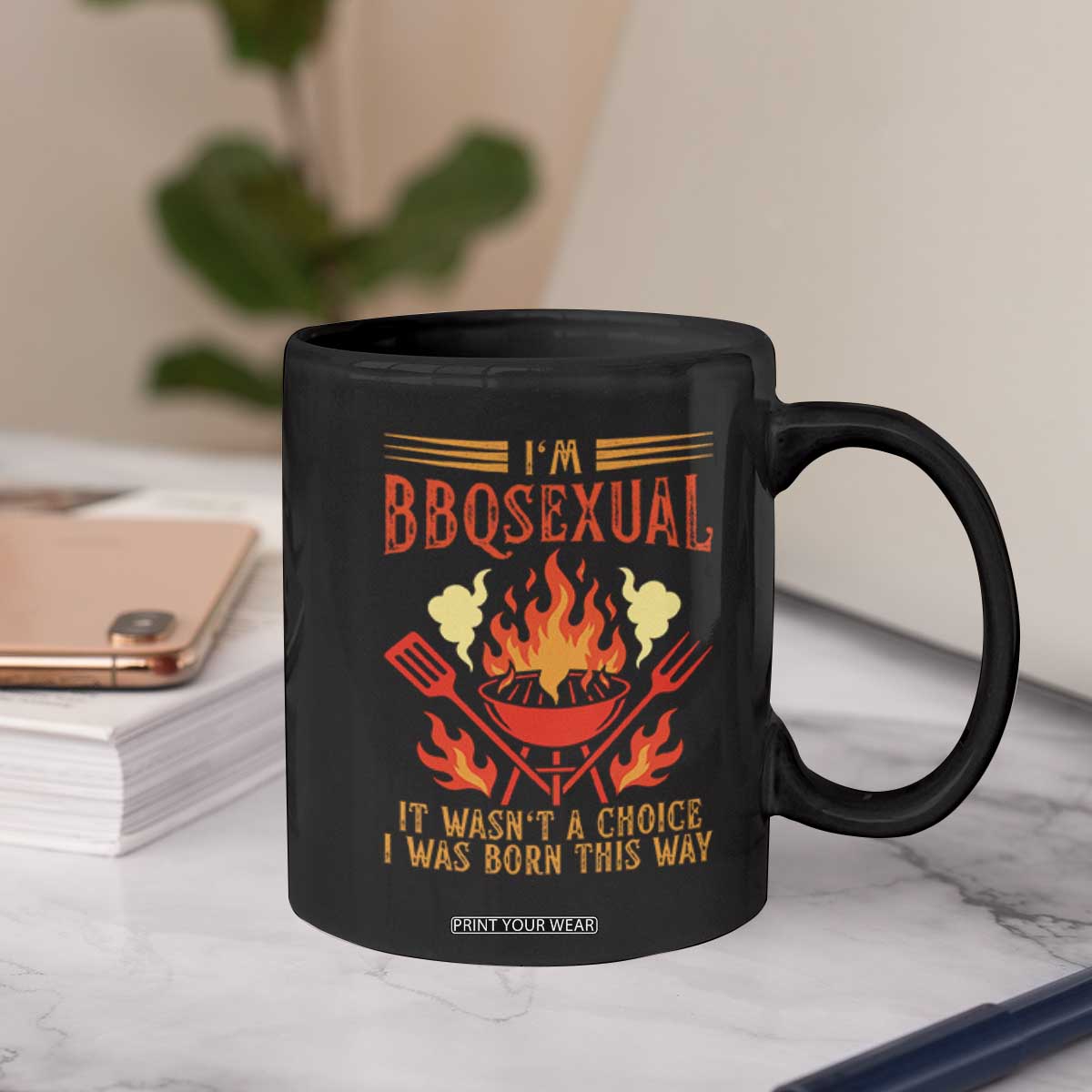 Funny Im BBQsexual It Wasnt A Choice Coffee Mug Grill Master Pitmaster Gift