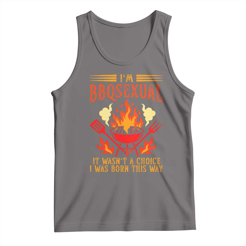 Funny Im BBQsexual It Wasnt A Choice Tank Top Grill Master Pitmaster Gift