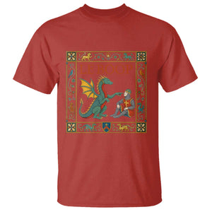 Le Boop Knight Dragon Renaissance Fair Medieval Humor T Shirt TS12 Red Print Your Wear