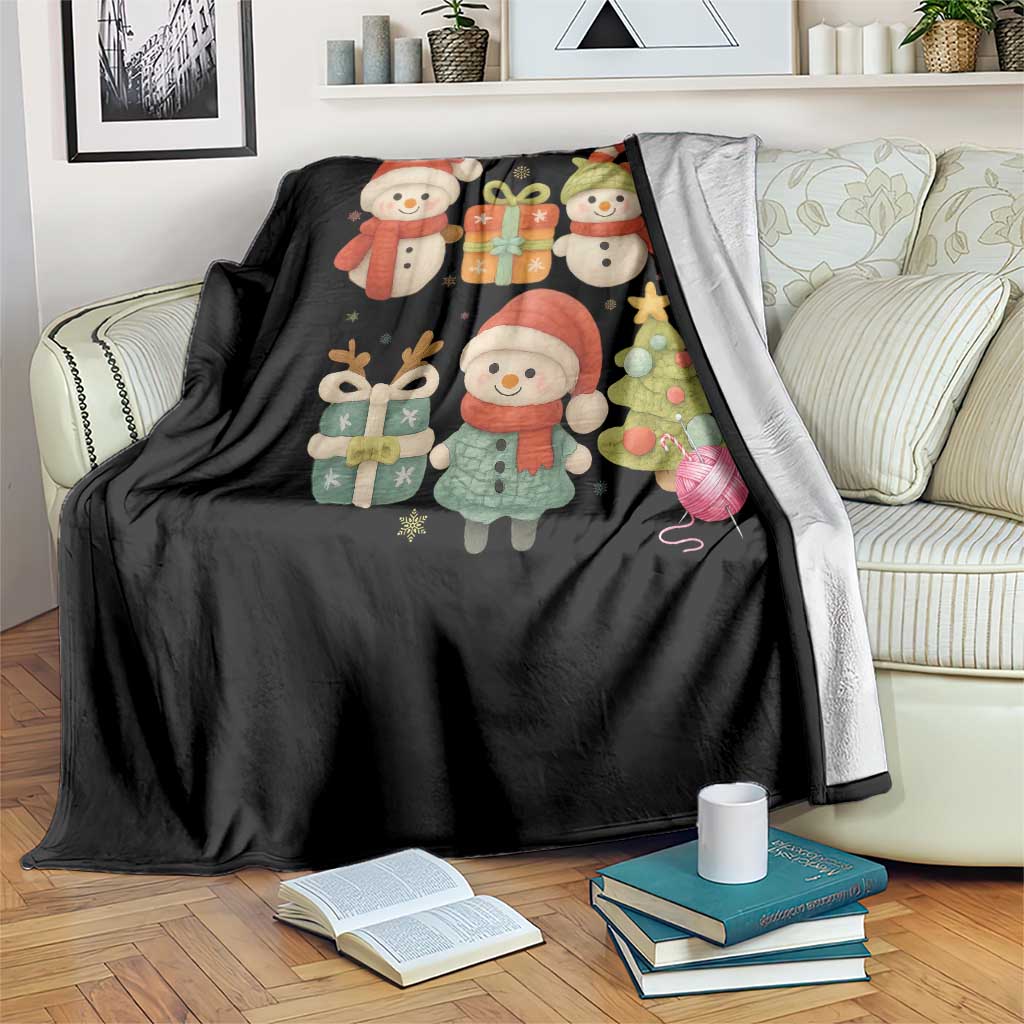 Crochet Christmas Throw Blanket Funny Xmas Gift For Crocheter TS12 Print Your Wear