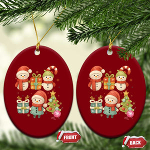Crochet Xmas Ceramic Ornament Funny Xmas Gift For Crocheter TS12 Print Your Wear
