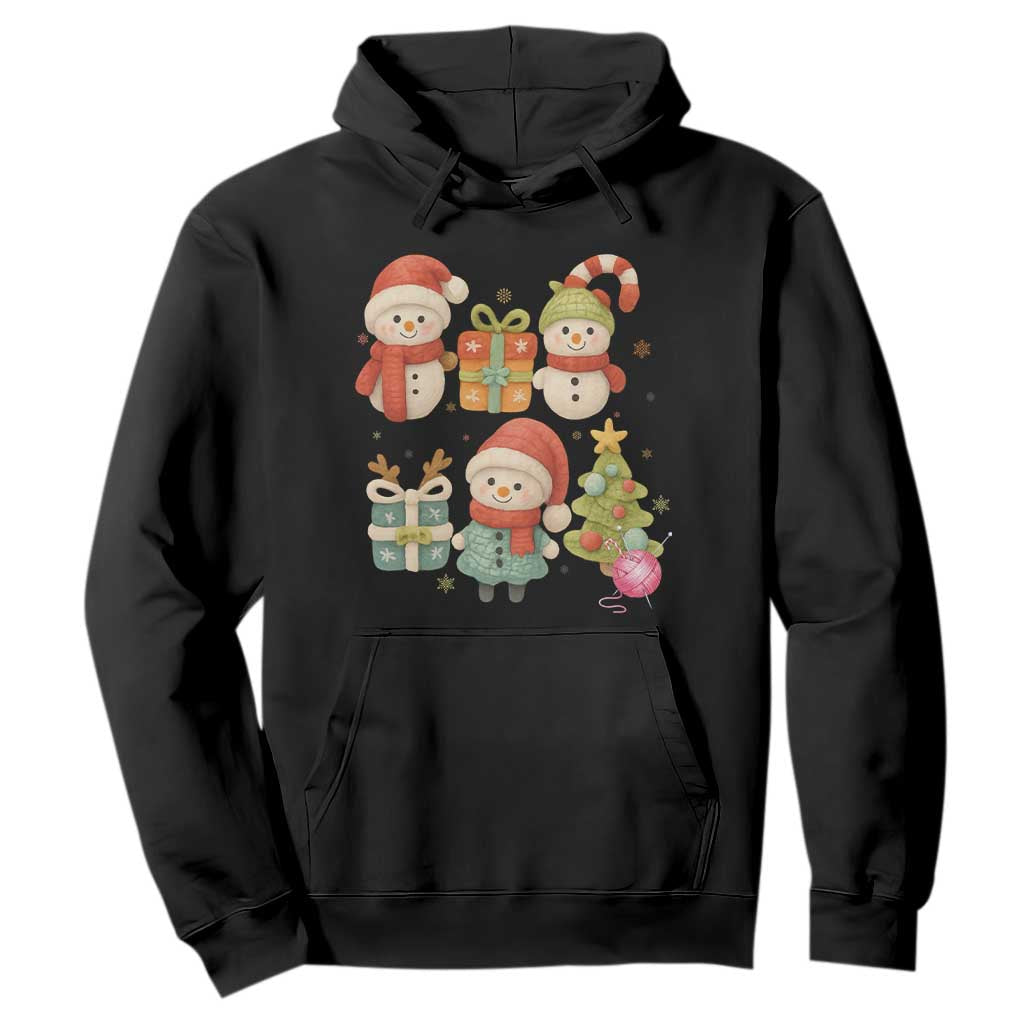 Crochet Christmas Hoodie Funny Xmas Gift For Crocheter TS12 Black Print Your Wear