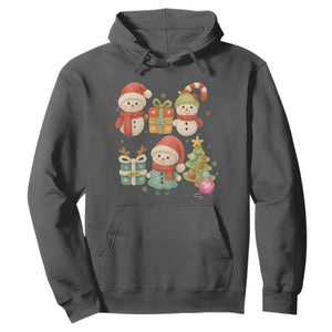 Crochet Christmas Hoodie Funny Xmas Gift For Crocheter TS12 Dark Heather Print Your Wear