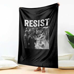 Portland Frog Protest Throw Blanket Funny Rebel Gift TS12 Print Your Wear