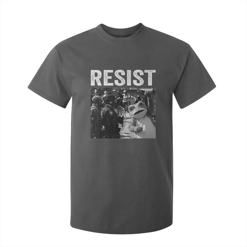 Portland Frog Protest T Shirt For Kid Funny Rebel Gift TS12 Dark Heather Print Your Wear