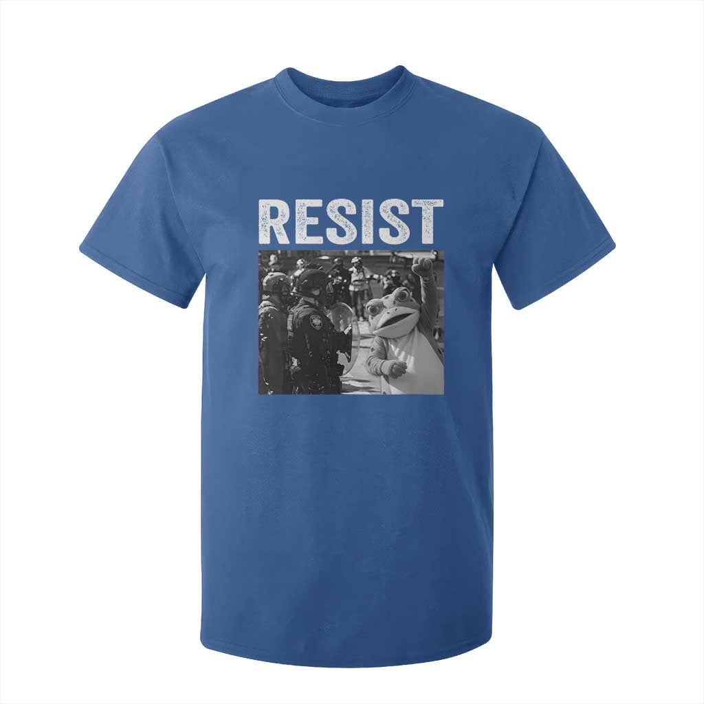 Portland Frog Protest T Shirt For Kid Funny Rebel Gift TS12 Royal Blue Print Your Wear