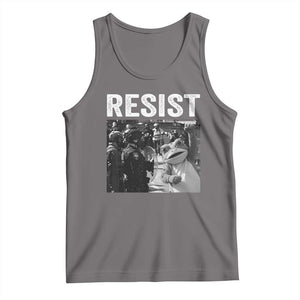 Portland Frog Protest Tank Top Funny Rebel Gift TS12 Deep Heather Print Your Wear