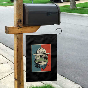 Resist Frog Meme Garden Flag Portland Vintage Aesthetic Gift TS12 Print Your Wear