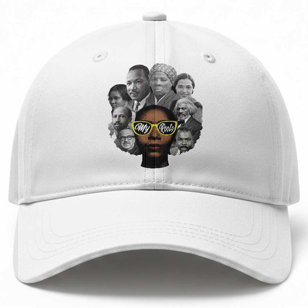 My Roots Black History Leaders Baseball Cap African American Heritage TS12 Print Your Wear