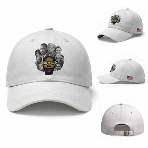 My Roots Black History Leaders Baseball Cap African American Heritage TS12 Baseball Cap Universal Fit White Print Your Wear
