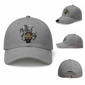 My Roots Black History Leaders Baseball Cap African American Heritage TS12 Baseball Cap Universal Fit Sport Gray Print Your Wear