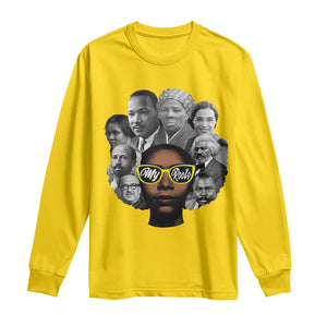 My Roots Black History Leaders Long Sleeve Shirt African American Heritage TS12 Daisy Print Your Wear