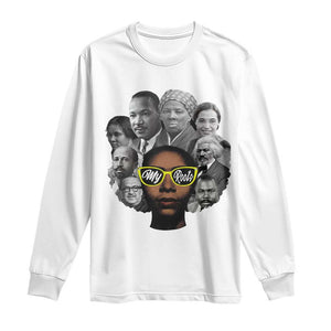 My Roots Black History Leaders Long Sleeve Shirt African American Heritage TS12 White Print Your Wear