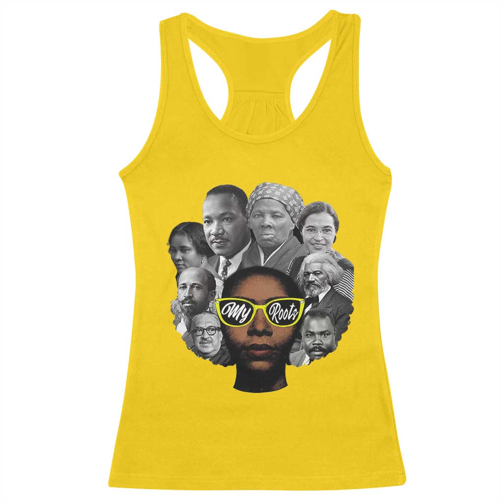 My Roots Black History Leaders Racerback Tank Top African American Heritage TS12 Daisy Print Your Wear