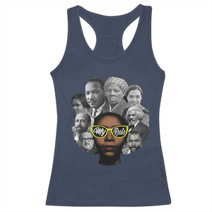 My Roots Black History Leaders Racerback Tank Top African American Heritage TS12 Navy Print Your Wear