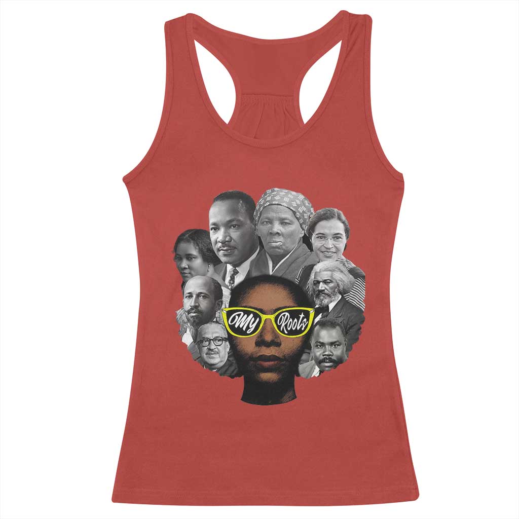 My Roots Black History Leaders Racerback Tank Top African American Heritage TS12 Red Print Your Wear